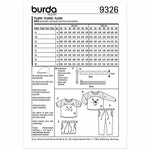 Burda 9326 - children's pajamas
