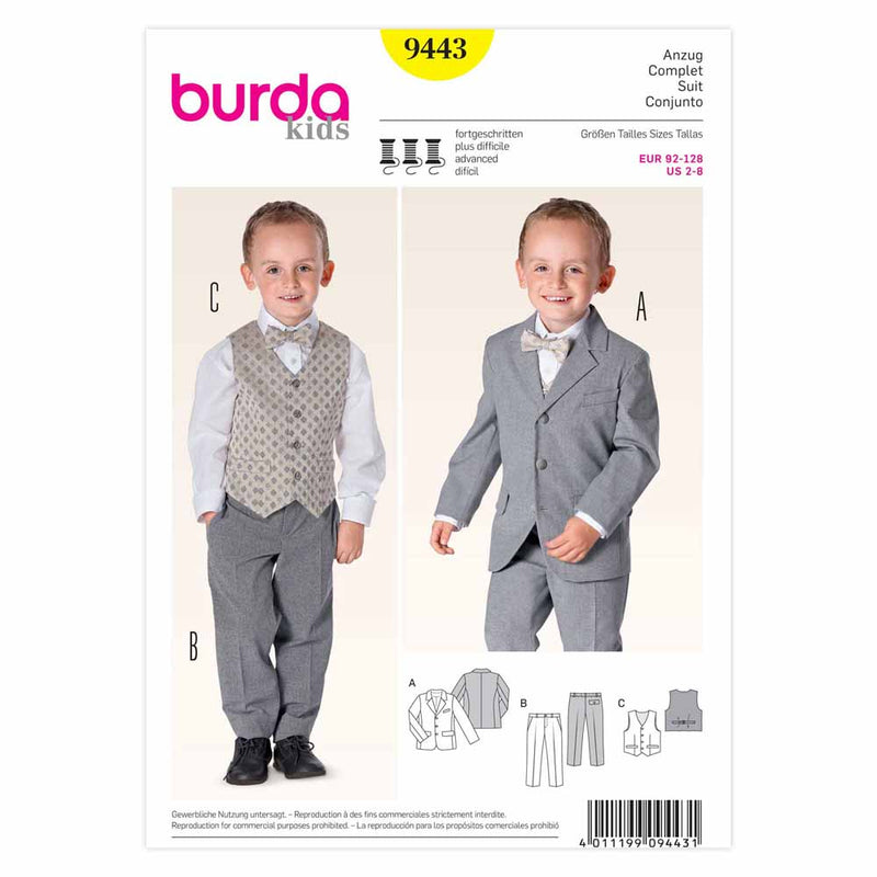 Burda 9443 - Child Costume