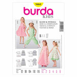 Burda 9460 - Robe et combinaison pour enfant