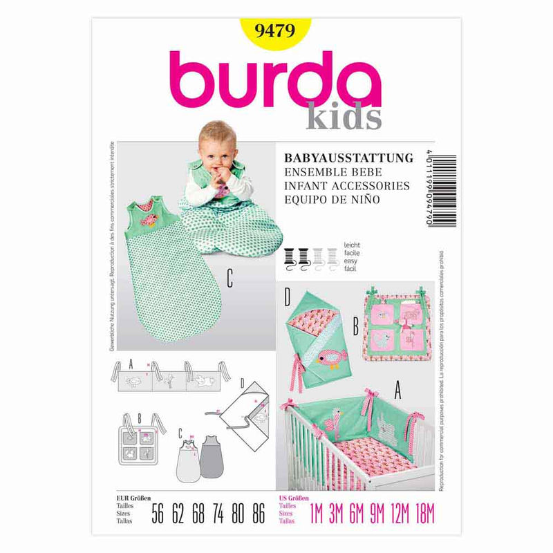 Burda 9479 - Accessoire pour bébé