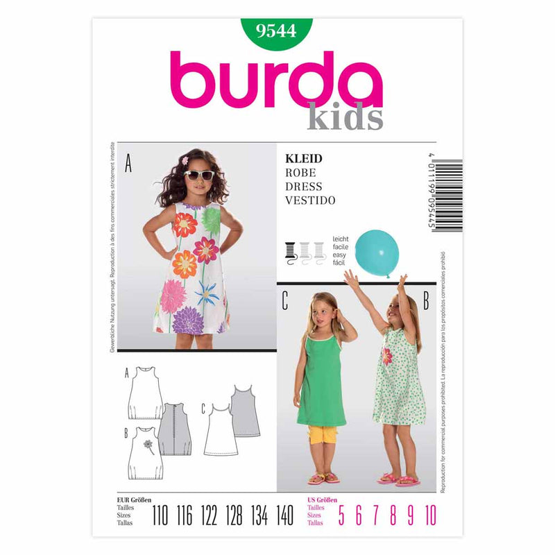 Burda 9544 - Robe pour enfant