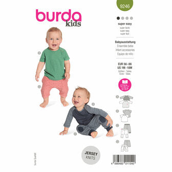 Burda 9246 - Baby set
