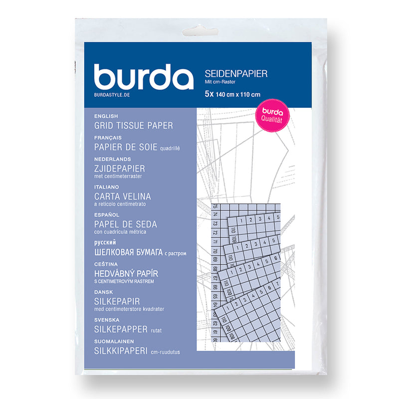 Burda squared tissue paper