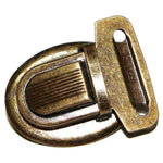 Antique gold swivel clasp (Tuck lock) - 35mm