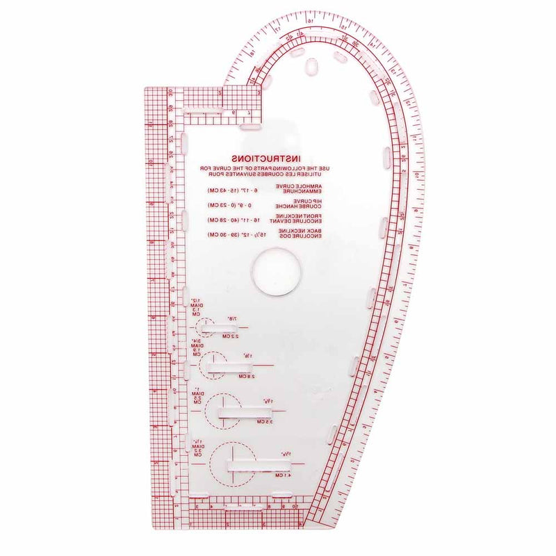 Curve ruler sew easy - Règle perroquet multifonction
