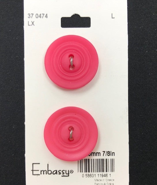 Boutons 23mm 1/8 po