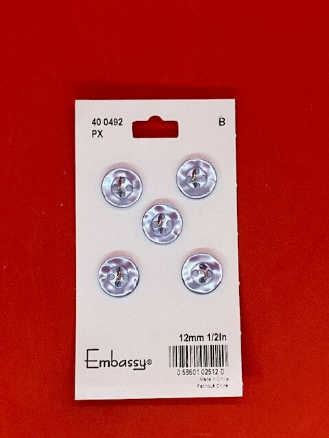 Blueberry buttons - 12mm