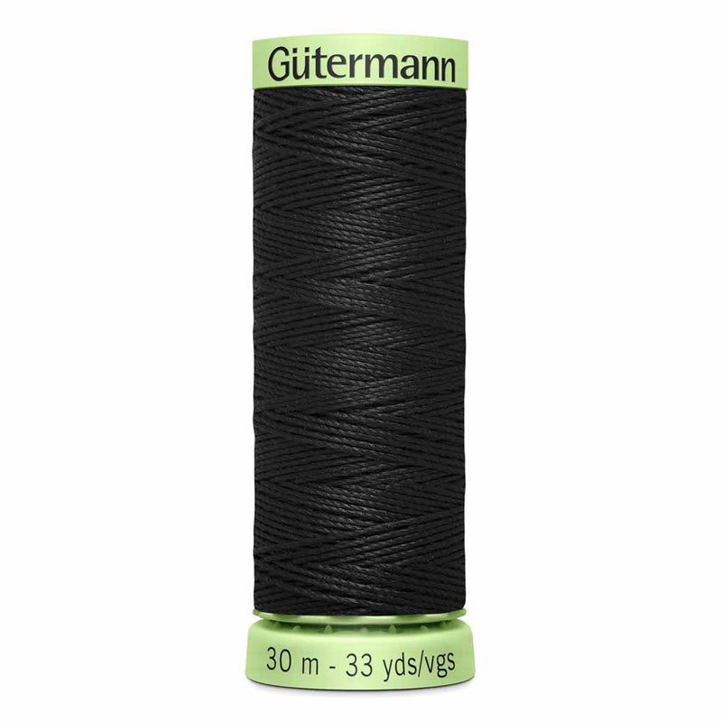 Super resistant 30m black gutermann thread 010 - black
