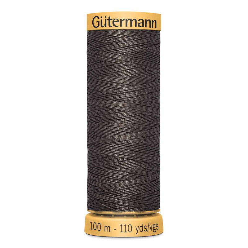 Cotton gutterman thread 100m 2960 - dark brown