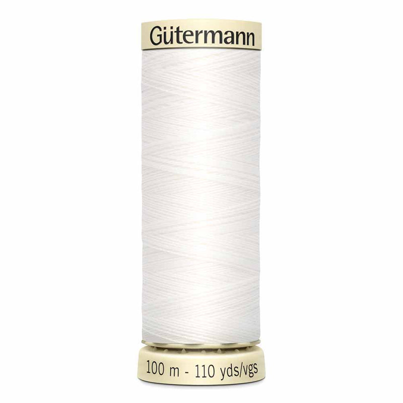 Gutermann Thread 020 White - 100m