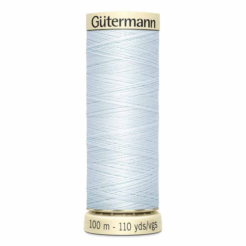 Gutermann thread 100m 202 - silver luster