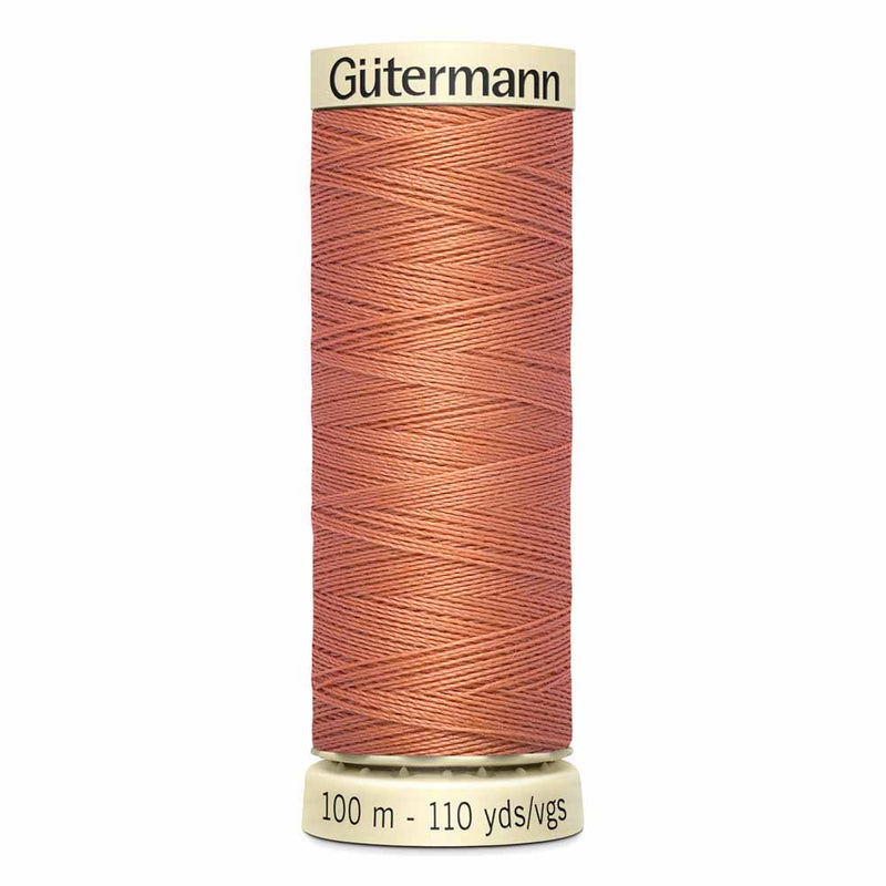Gutermann thread 100m 363 - dark peach