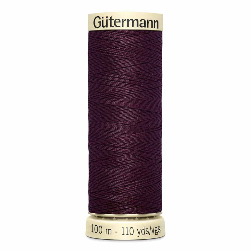 Gutermann thread 100m 455 - wine red