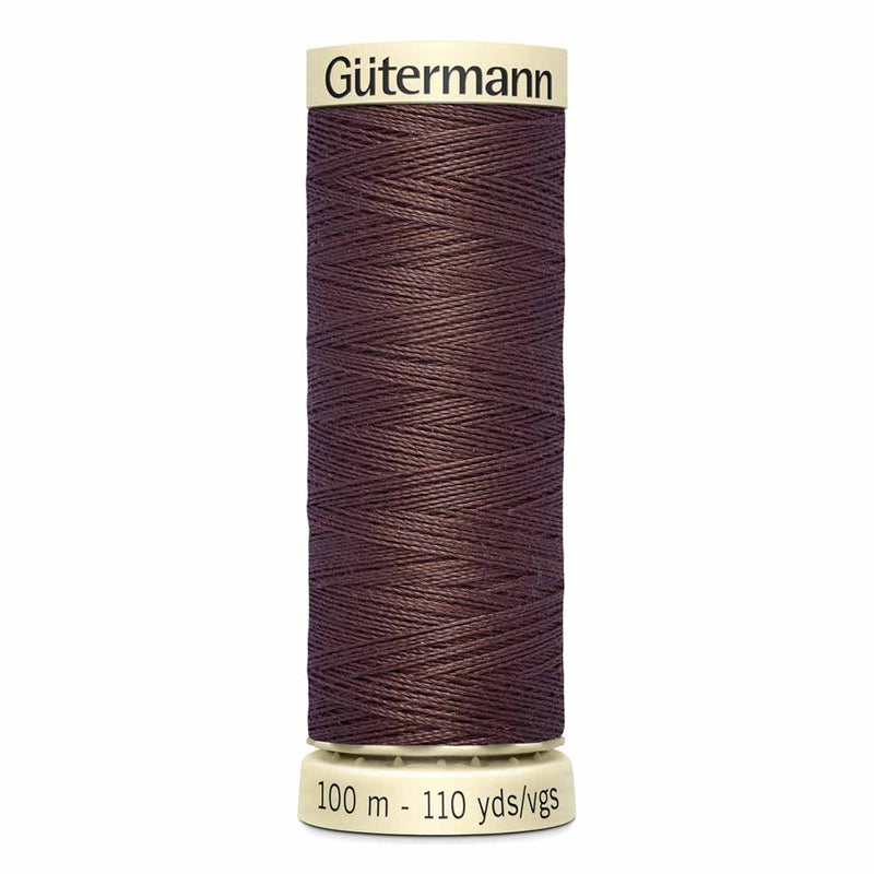 Gutermann thread 100m 575 - saddle brown