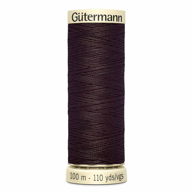 Gutermann thread 100m 593 - seal brown