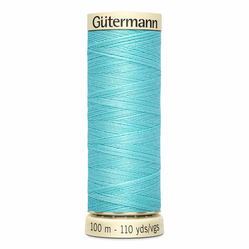Gutermann thread 100m 601 - aqua blue