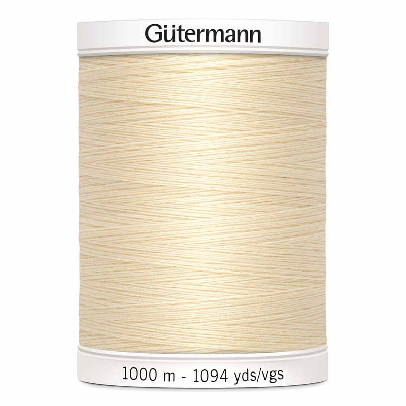 Gutermann thread 1000m 800 - ivory