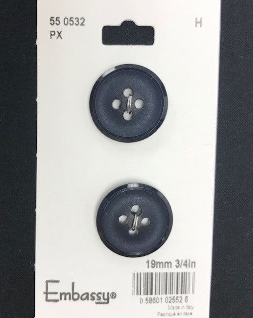 Buttons 19mm 3/4