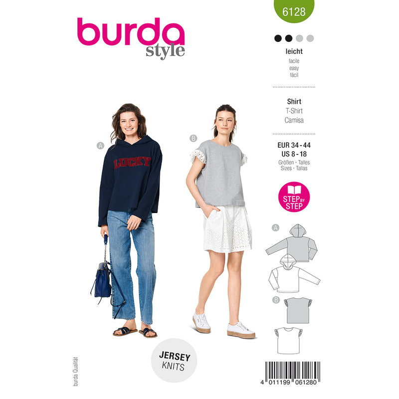 Burda 6128 - Sweat-shirt