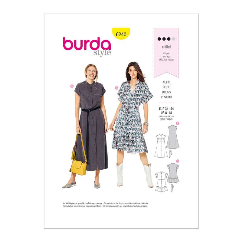 Burda 6240 - dress