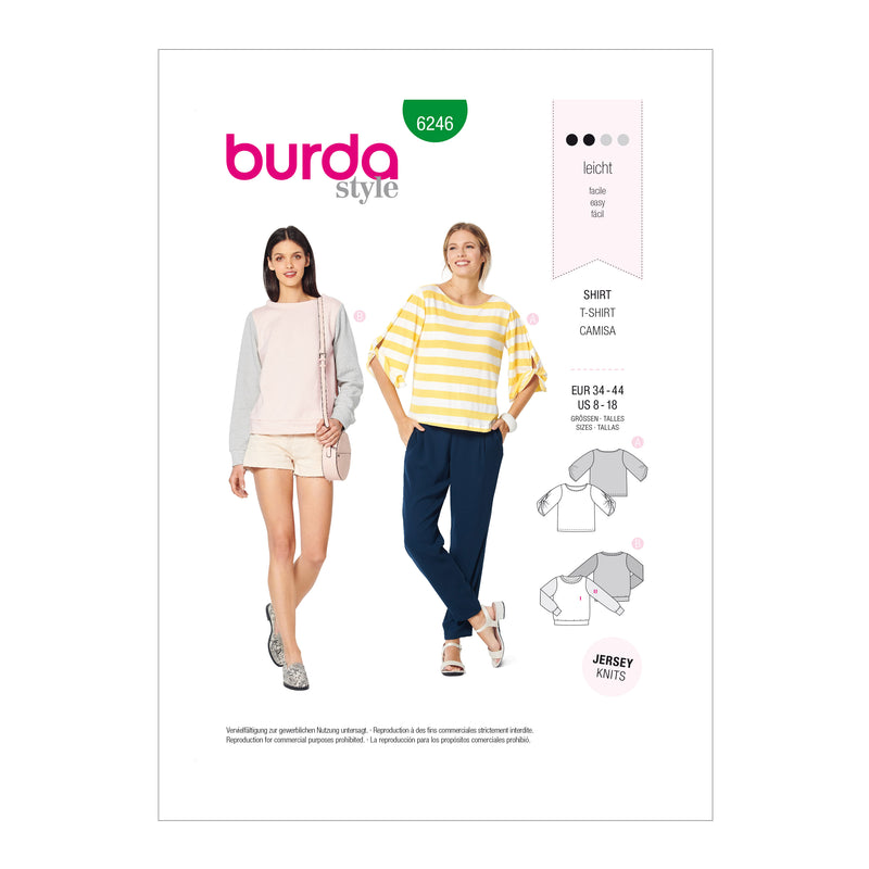 Burda 6246 - t-shirt