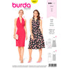 Burda 6421 - Open back dress