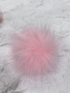 Baby pink snap pompom