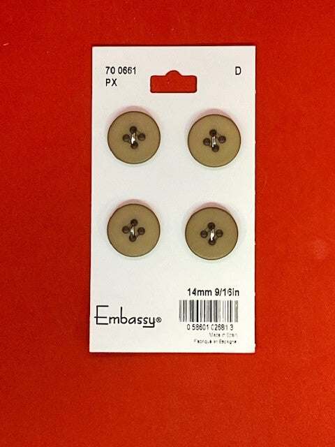 Ivory buttons - 14mm