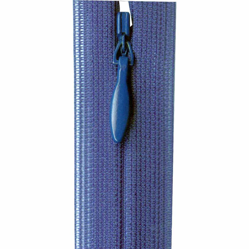 Royal blue invisible zipper 20 cm
