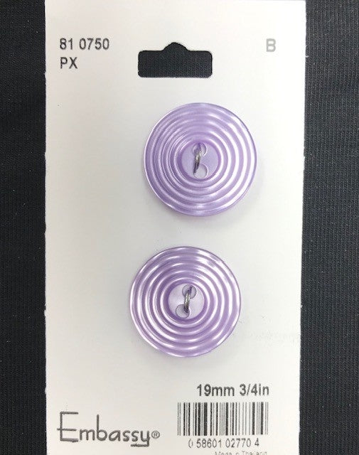 Boutons 19mm 3/4 po