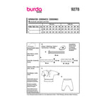Burda 9278 - T-shirt and Pants