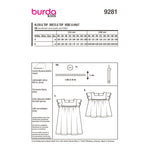 Burda 9281 - Dress & t-shirt