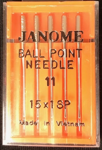 Janome ball point needles no 11