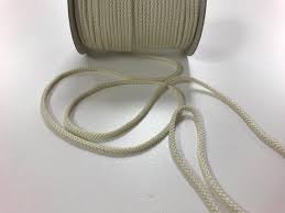 Ecru braided rope - 3mm