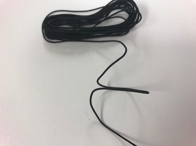 Black elastic cord