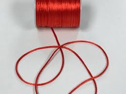 Red satin cord