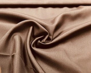 Chocolate polyester lining