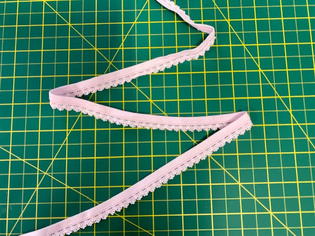 12mm baby pink lingerie elastic