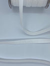 Elastic white suspenders 15mm