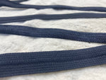 Textured navy foldable elastic