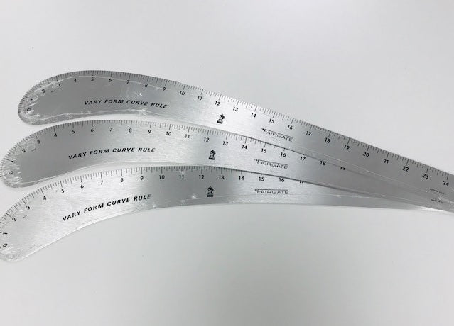 24 '' curved ruler