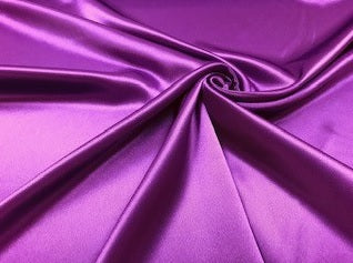Satin charmeuse violet
