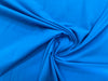 Plain Cotton spandex jersey Lagoon Blue