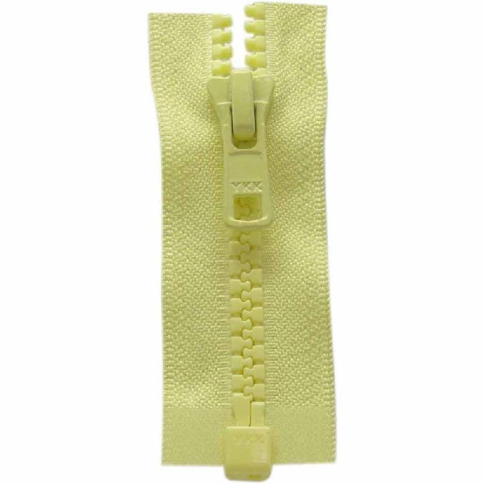 Fermeture jaune vêtement de sport 55cm 22po - 1
