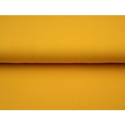Jersey knit jaune foncé uni - 1