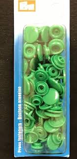 Green snap buttons