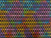 Coton formes géométriques multicolores