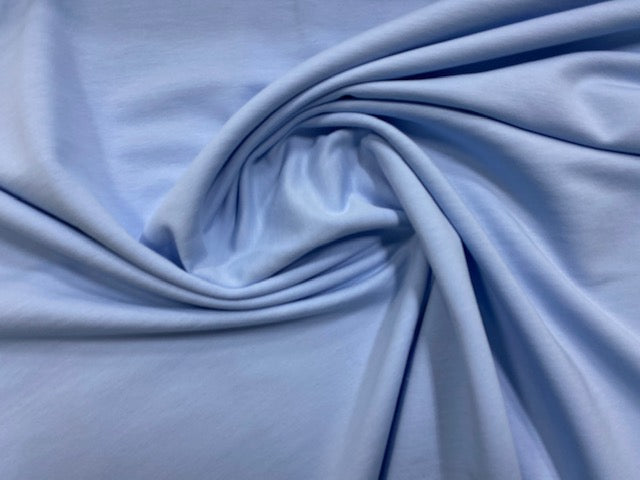 Cotton spandex Baby Blue French Terry