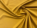 Cotton spandex French Terry Ocher