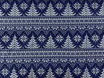 Jersey knit sapin bleu